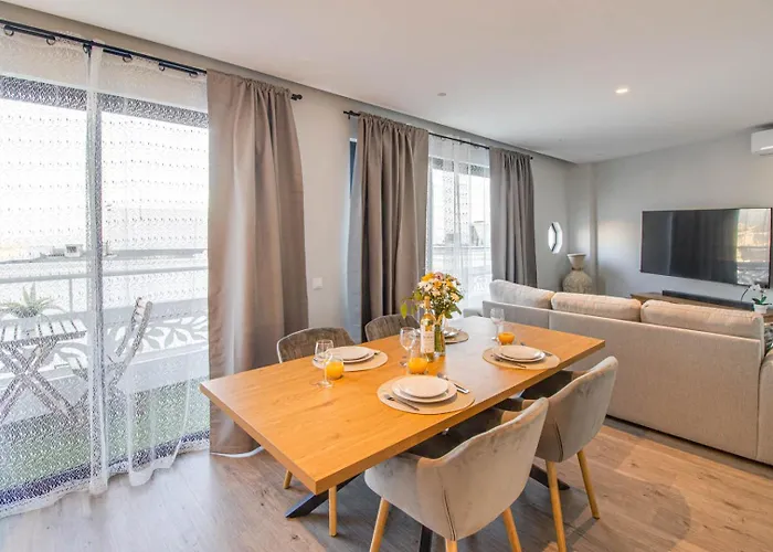 Stunning Ocean View 200mt Ac Pool Apartman Albufeira