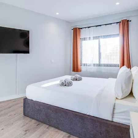 Stunning Ocean View 200mt Ac Pool Apartman Albufeira